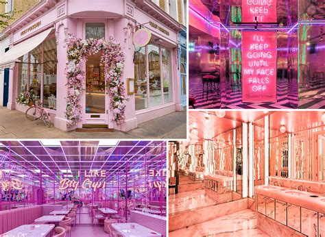 The Prettiest Pink Restaurants Bars And Cafes Across London