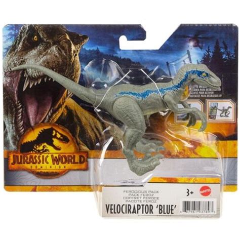 Velociraptor Blue Jurassic World Dominion Ferocious Pack Dinosaur