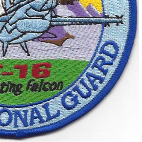 186th Fighter Squadron Montana Air National Guard Patch F 16 Fighting