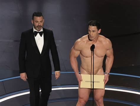 John Cena Steals The Oscars With Naked Moment