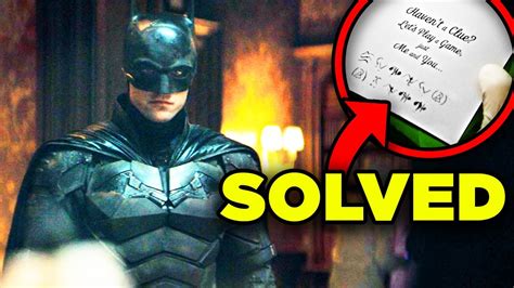 The Batman Trailer Breakdown Riddler Clue Solved And Details You Missed