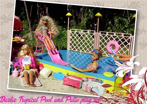 Barbie Tropical Pool And Patio Set Playset Number Set Includes