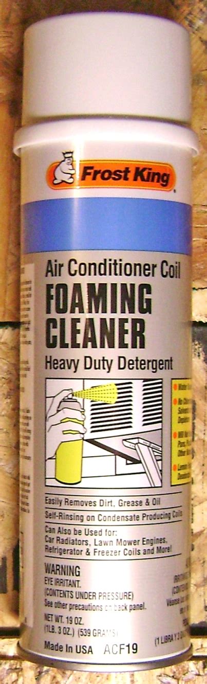 While some people think that the coil cleaner should always foam using an ac coil cleaner is one of the easiest and quickest ways to clean your air conditioner coils. Frost King - Foaming Air Conditioning Coil Cleaner | Clean ...