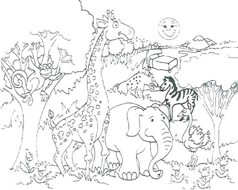 Free Wild Animal Coloring Pages At Free Printable