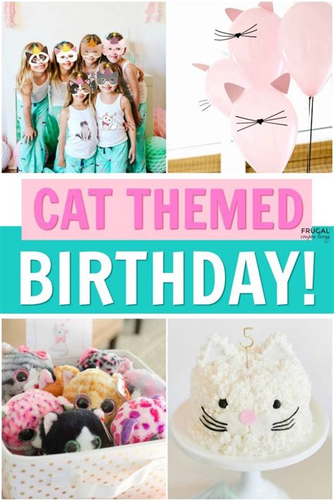 10 Easy Ideas For A Kitty Cat Themed Birthday Party On A Budget Brooke