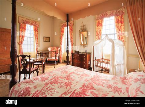 Bedroom At Birthplace Of Robert E Lee Stratford Hall Westmoreland