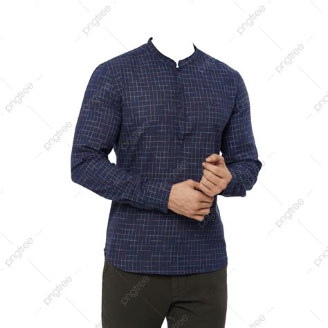 Check Formal Shirt Hd Transparent Mens Formal Navy Blue Check Shirt