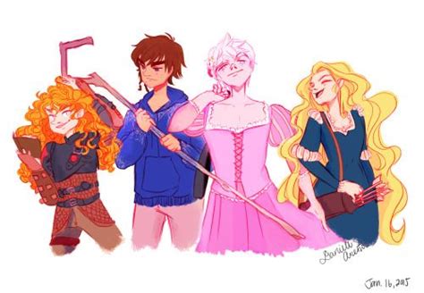 hello the big four disney and dreamworks disney fan art