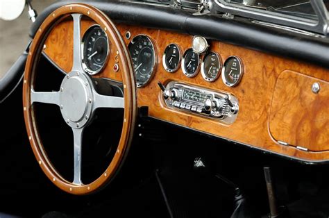 Oldtimer Auto Classic Wood Steering Wheel Free Image Download