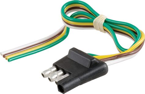 Buy Curt 58031 Trailer Side 4 Pin Flat Wiring Harness With 12 Inch
