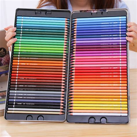 72 Colors Oily Color 2b Pencil Set，soft Core Crayons Painting Drawing