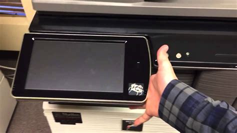 Sharp Printer Tilting Touch Screen Youtube