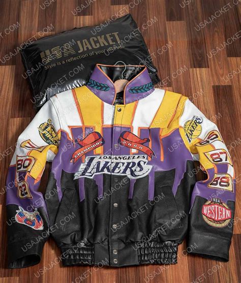 Los Angeles 2000 Lakers Championship Leather Jacket