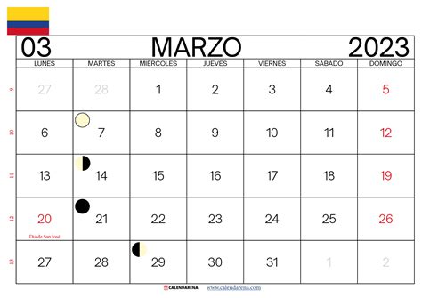 Calendario Marzo Con Festivos Periodic Table My XXX Hot Girl