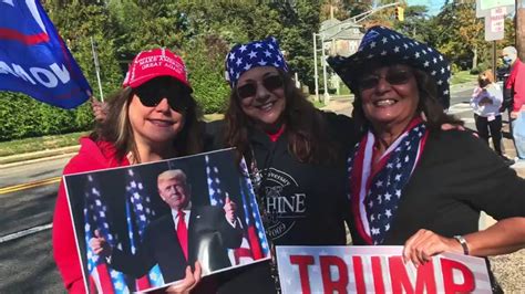 Voters Rally For Trump In Ridgewood