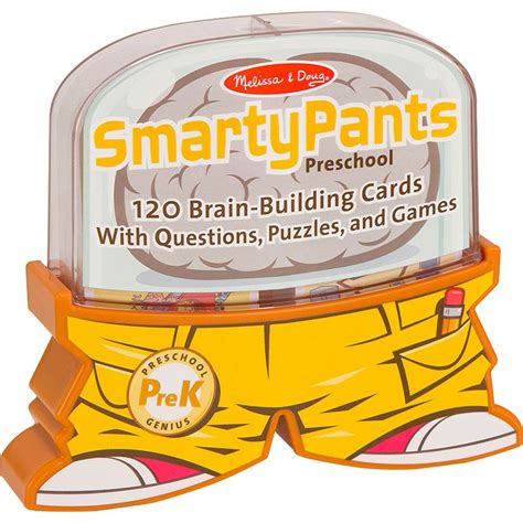 Melissa And Doug Smarty Pants Preschool Card Set Learning And Development