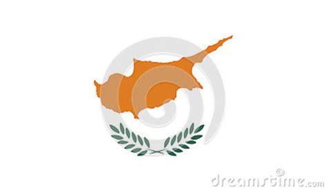 Die zyprischer flagge ist eine vertikale trikolore und zeigt in der die proportion der zyprischer flagge beträgt 2:3. Zypern flag image stock vector. Illustration of waving ...