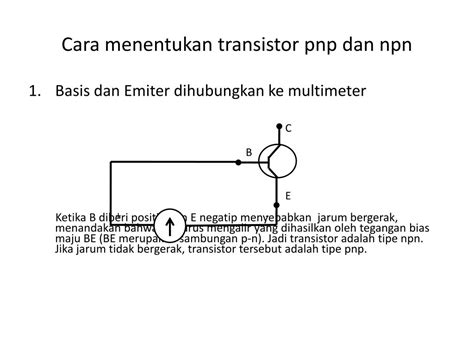 Cara Membedakan Transistor Pnp Dan Npn