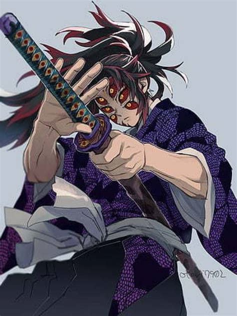 Kokushibo Demon Demon Slayer Kimetsu No Yaiba Kokushibo Muzan Sword
