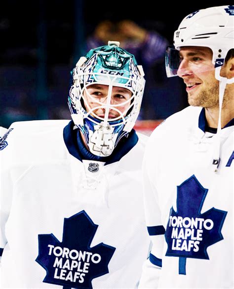 Jonathan Bernier And Joffrey Lupul • Toronto Maple Leafs • Source