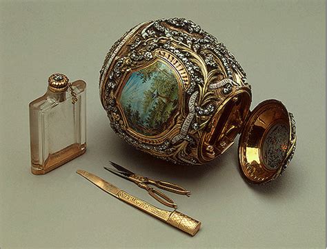 Pictures of the eight missing imperial eggs / pin en imperial fabrege eggs of the royal russians : This is an example of the Necessaire Egg, 1889! The real ...