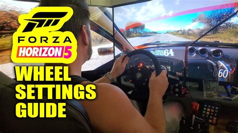 Wheel Settings Guide Forza Horizon 5 Fanatec CSL Elite YouTube
