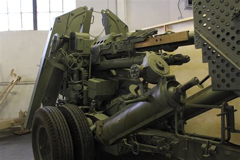 M1 90mm Aa Gun The Display Reads Aaa Gun Battalion On The Flickr