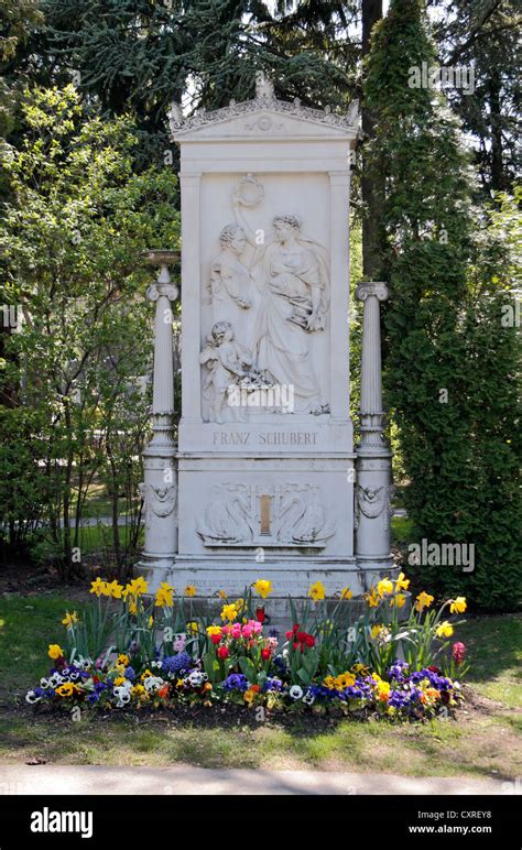 The Grave Of The Austrian Composer Franz Schubert In The