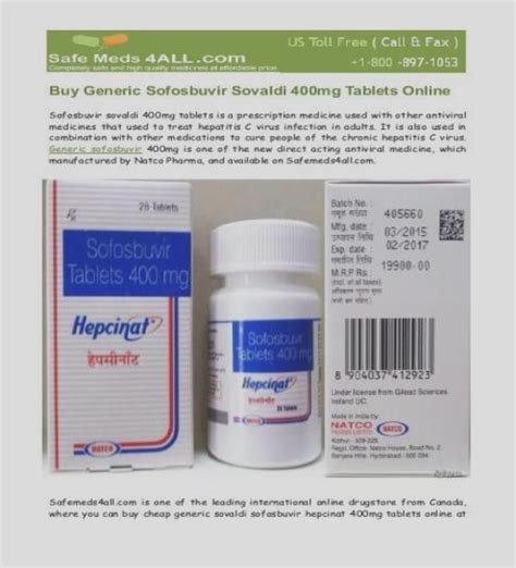 Hcv Treatment Sovaldi Hep C Medication Sovaldi Online Drug Shop