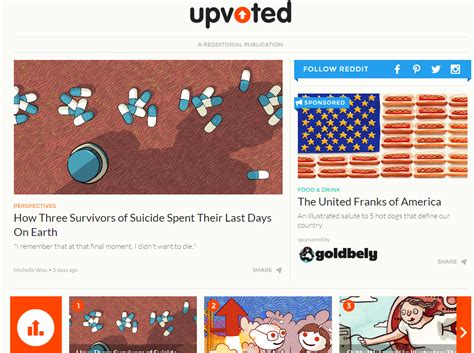 upvoted is reddit s new standalone site for original content and it s live now venturebeat