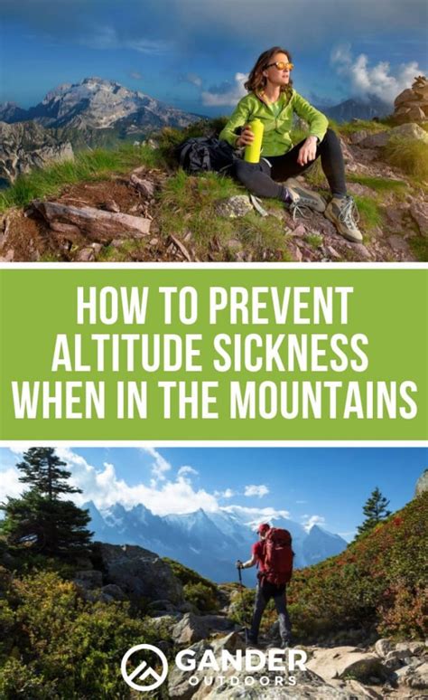 How To Prevent Altitude Sickness When In The Mountains Altitude