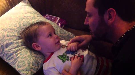 ollie and daddy play youtube