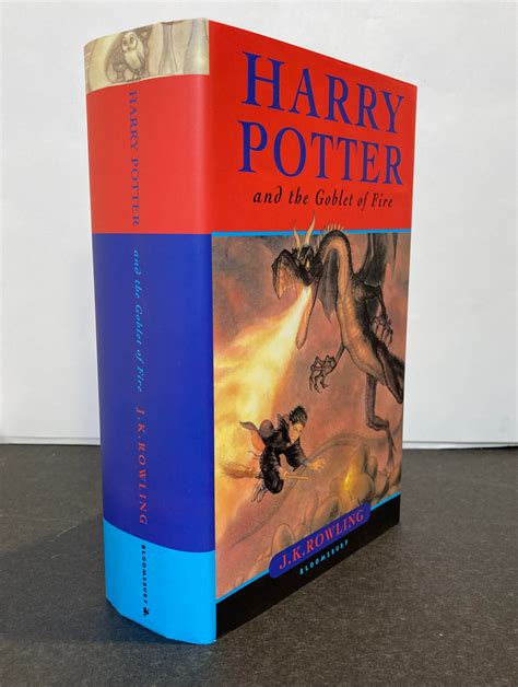 Harry Potter And The Goblet Of Fire By Jk Rowling First Edition