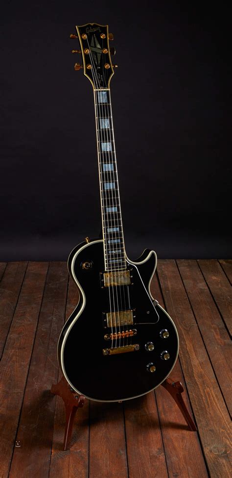 gibson 1972 les paul custom black beauty electric guitar