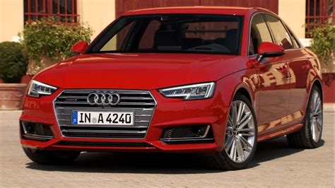 Audi A4 Sedan Tango Red Interior Exterior And Drive Youtube