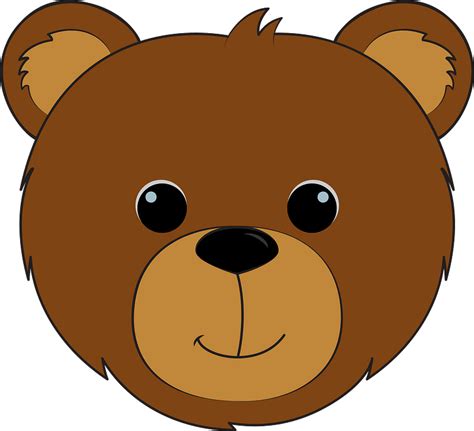 Grizzly Bear Head Clipart