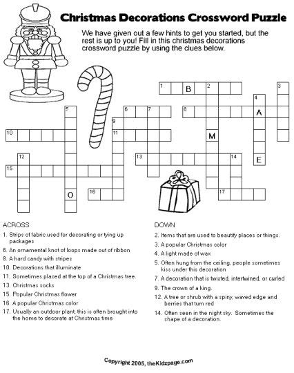 The word that solves this crossword puzzle is 4 letters long and begins with n Christmas wordsearch for kids part 6