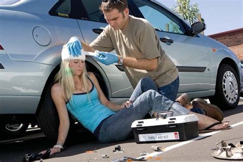 In Most Motor Vehicle Accidents The First Aider Should
