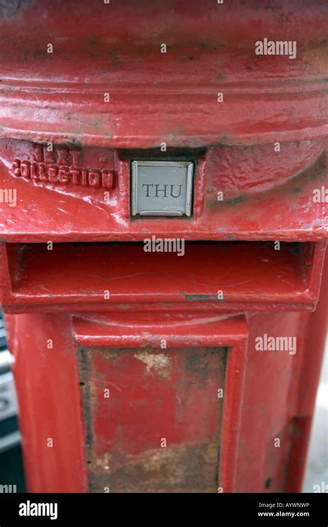 British Post Box Stock Photo Alamy