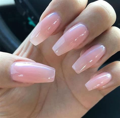 What Do Light Pink Coffin Nails Look Like New Expression Nails