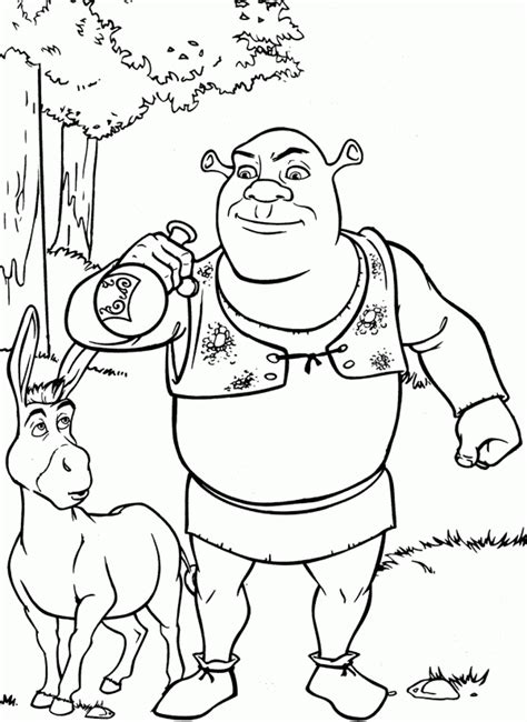 The cartoon coloring pages to print will surely give your child a reason to sit in one place and spend some the range of cartoon characters he will get to color will keep him occupied for hours on end. Cartoons Coloring Pages: Shrek Coloring Pages
