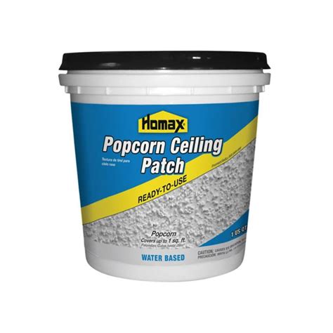 Homax Popcorn Ceiling Patch Water Based White 1 Quart