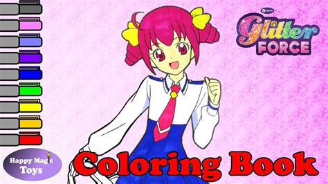 Glitter force coloring is an online game at 43g.com. Glitter Force Coloring Book Emily Happy Magic Toys | Glitter force, Happy magic, Coloring books