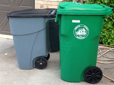 The New Dekalb Big Green Trash Cans The Aha Connection