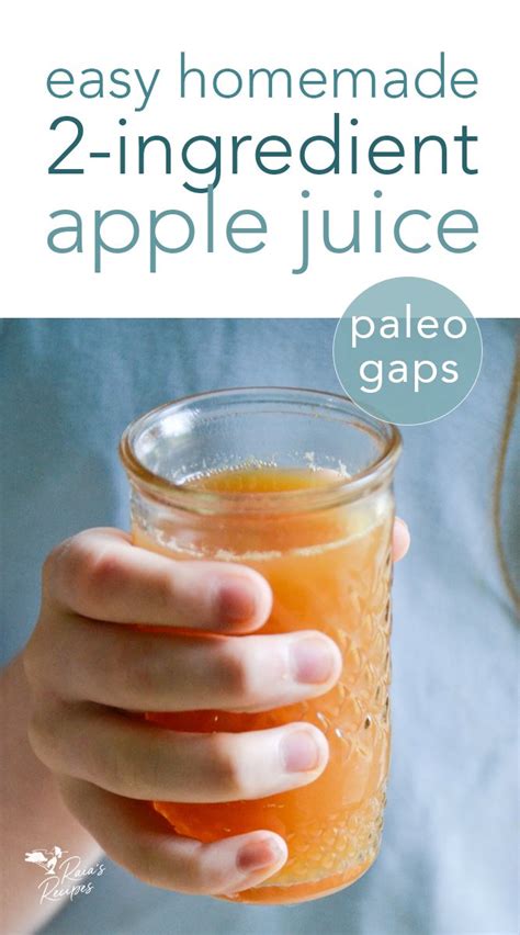 Homemade Apple Juice In The Blender Paleo Gaps Vegan