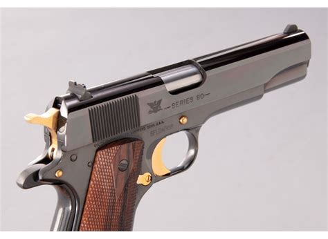Colt Springfield Armory Gold Classic 45 Pistol Semi Automatic Pistol