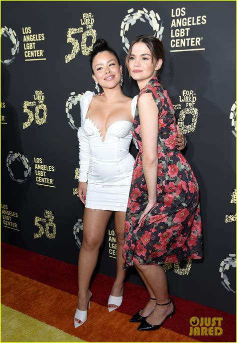Maia Mitchell Cierra Ramirez And Good Trouble Cast Celebrate La Lgbt Centers 50th Anniversary