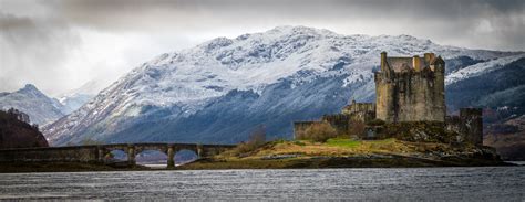 Wallpaper Id 213243 A Castle On An Island In Scotland With A Bridge