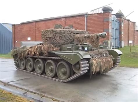 British A27m Cromwell Tank An Equivalent To The T 3476 But Entering