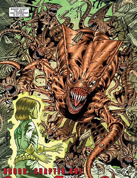 Brood Sleazoids Marvel Comics X Men Enemies Aliens